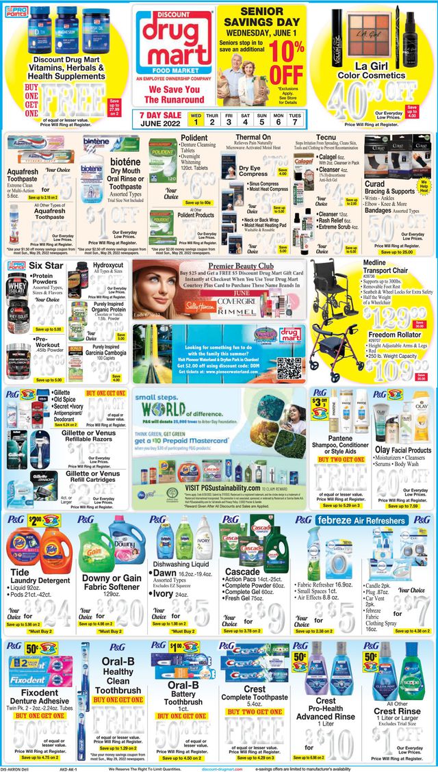 Discount Drug Mart Ad from 06/01/2022