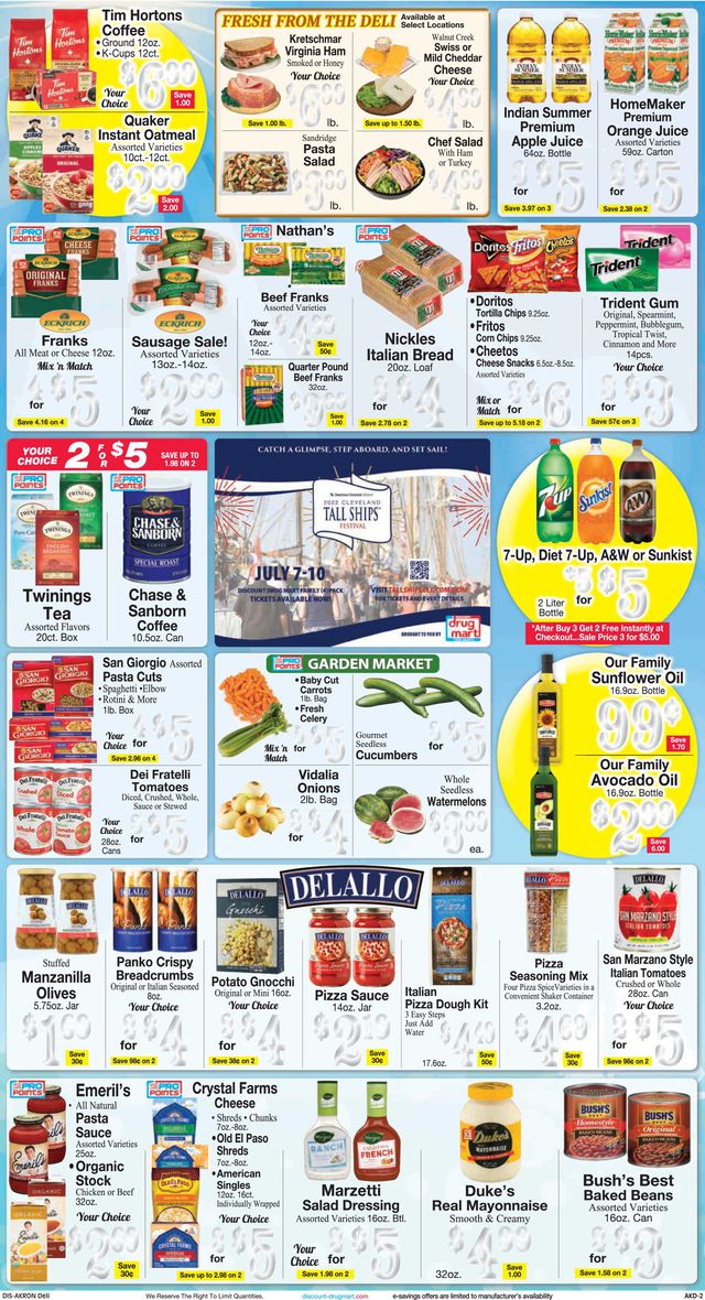 Discount Drug Mart Ad from 06/22/2022