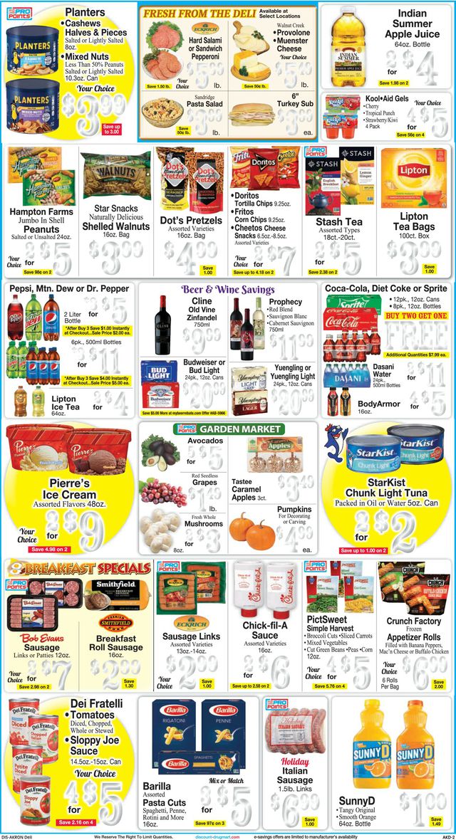 Discount Drug Mart Ad from 09/07/2022