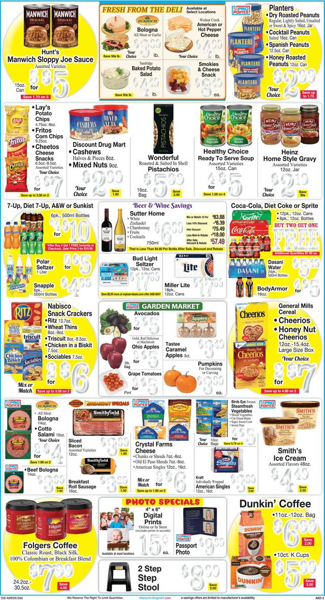 Discount Drug Mart Ad from 09/21/2022