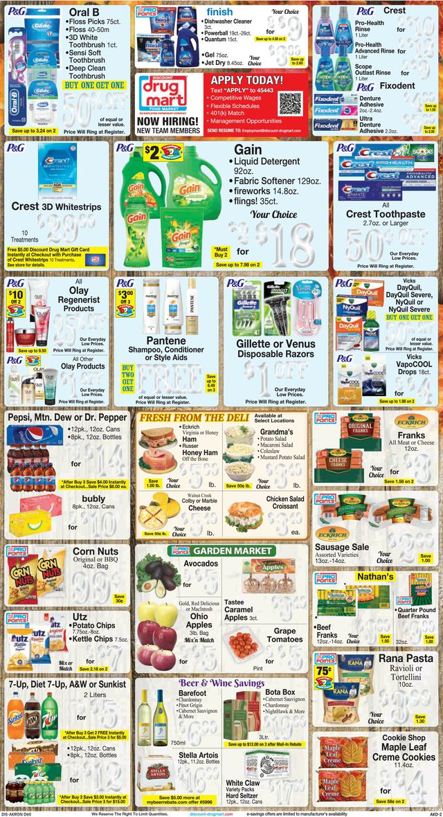 Discount Drug Mart Ad from 09/28/2022