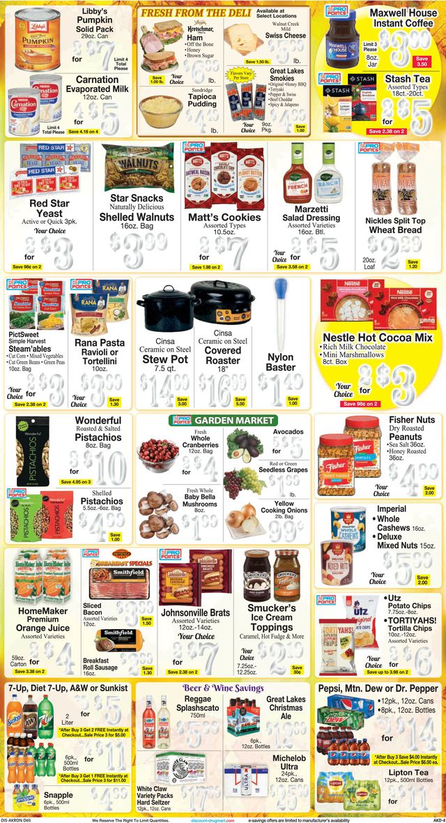 Discount Drug Mart Ad from 11/02/2022