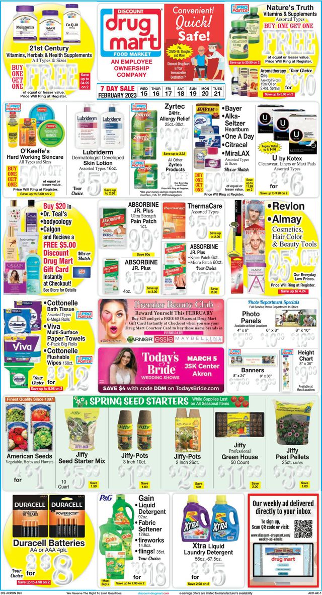 Discount Drug Mart Ad from 02/15/2023