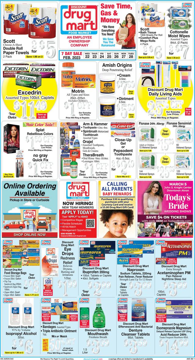 Discount Drug Mart Ad from 02/22/2023