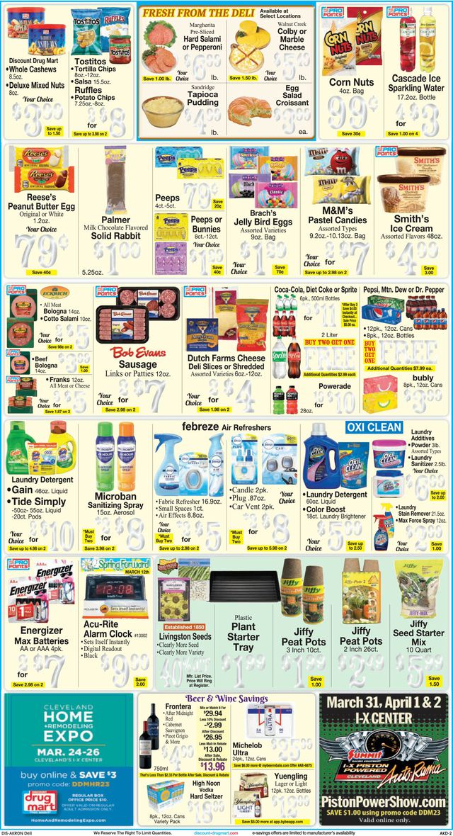 Discount Drug Mart Ad from 03/08/2023