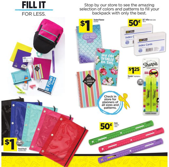 Dollar General Ad from 08/05/2019