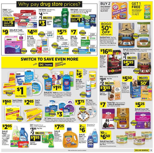 Dollar General Ad from 08/11/2019