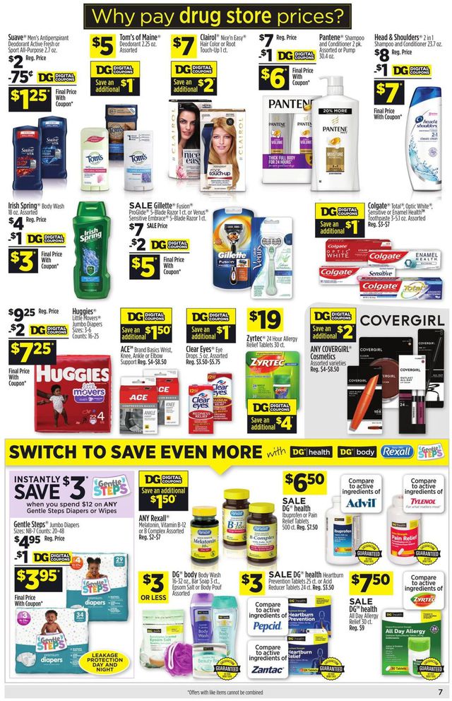 Dollar General Ad from 09/08/2019