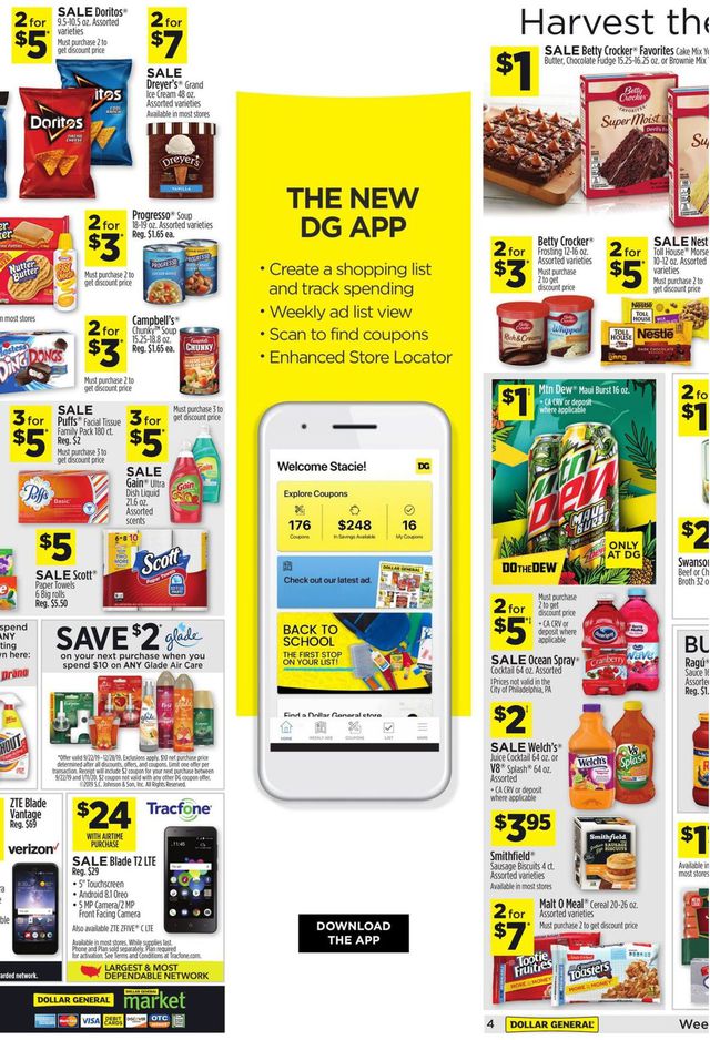 Dollar General Ad from 10/30/2019