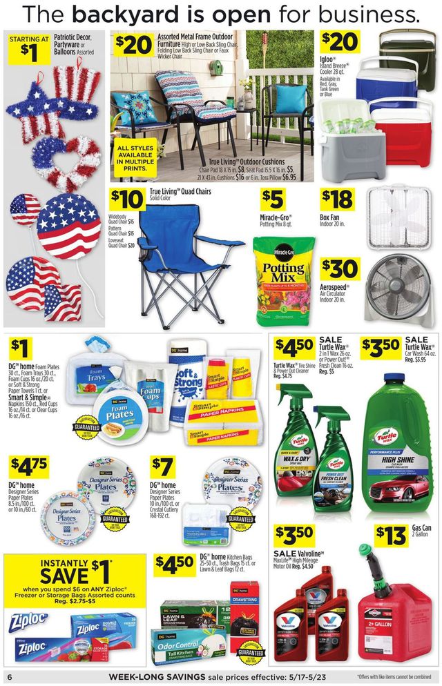 Dollar General Ad from 05/17/2020
