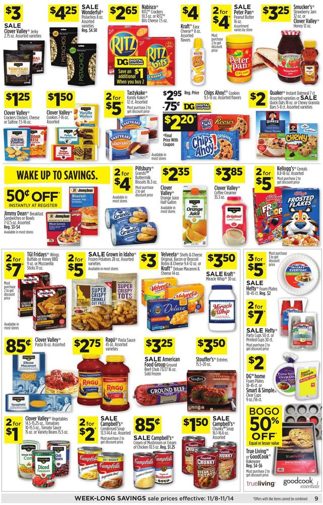 Dollar General Ad from 11/12/2020