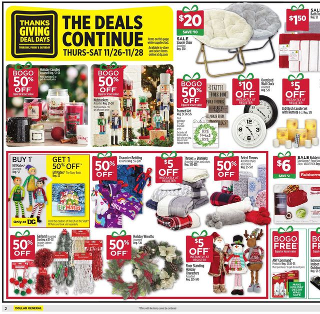 Dollar General Ad from 11/26/2020