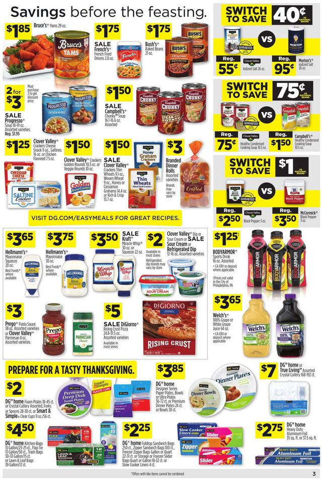 Dollar General Ad from 11/22/2020