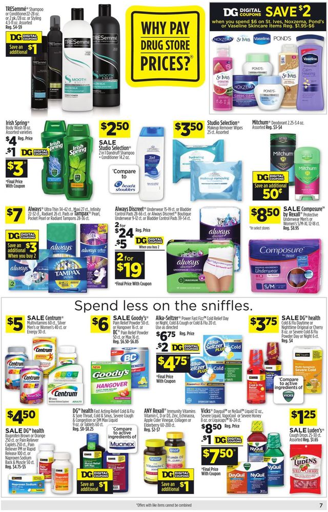 Dollar General Ad from 12/27/2020