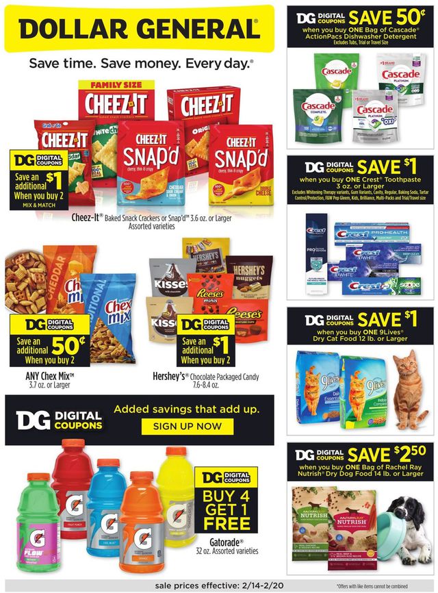 Dollar General Ad from 02/14/2021