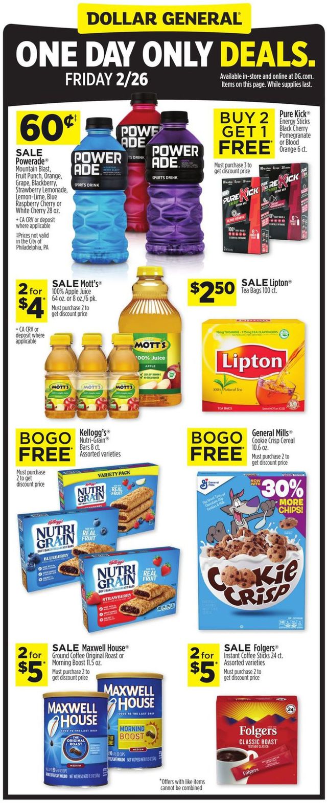 Dollar General Ad from 02/26/2021