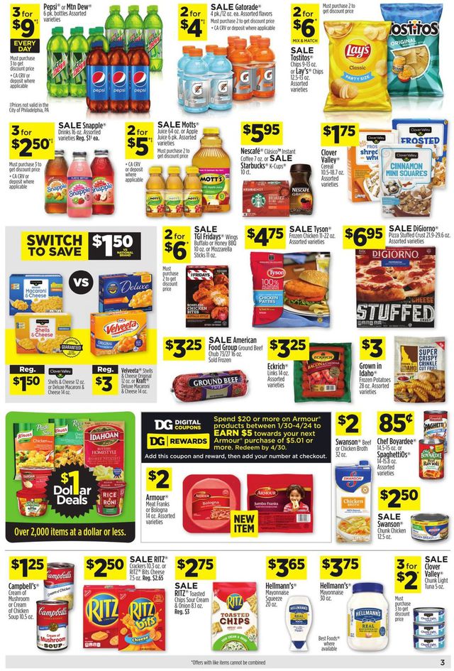 Dollar General Ad from 03/14/2021