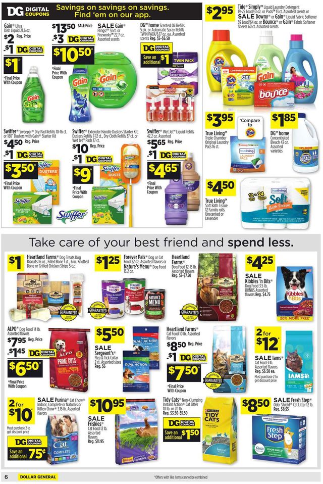 Dollar General Ad from 05/09/2021
