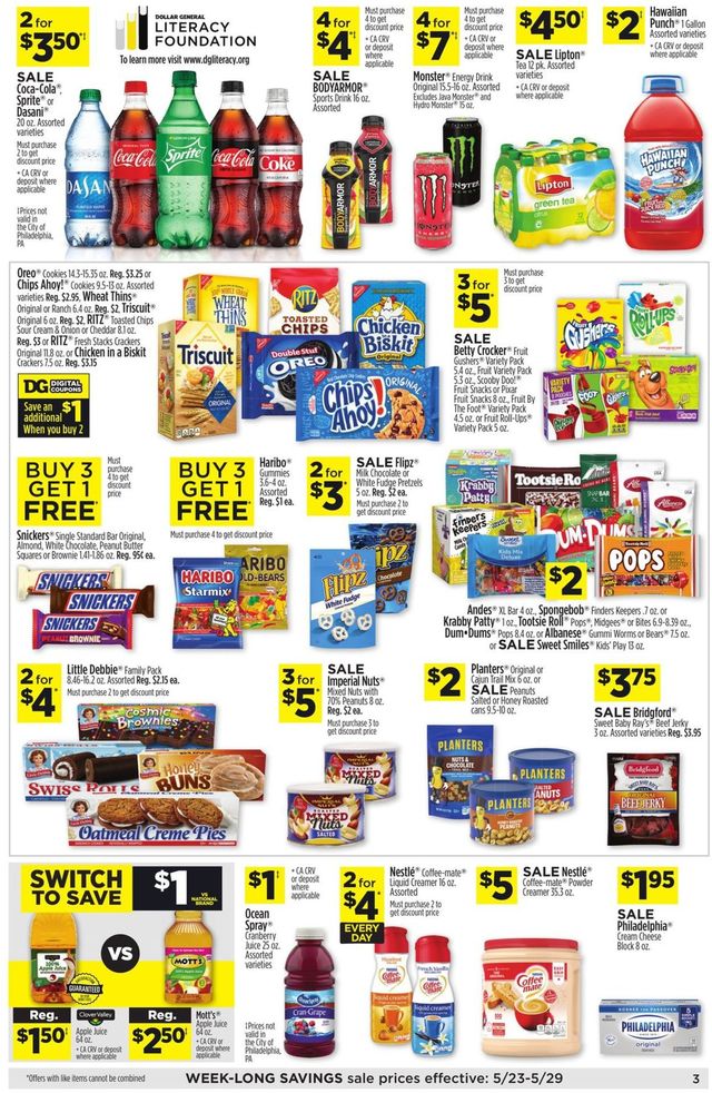 Dollar General Ad from 05/23/2021