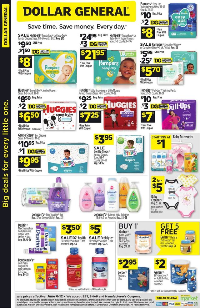 Dollar General Ad from 06/06/2021