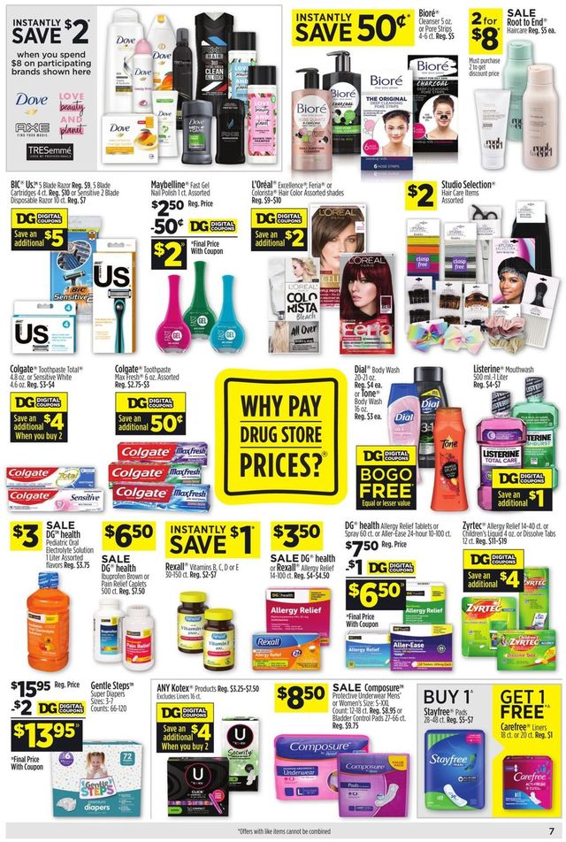 Dollar General Ad from 08/01/2021