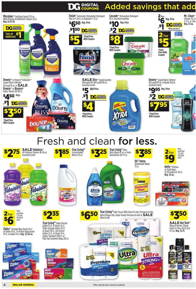 Dollar General Ad from 09/12/2021