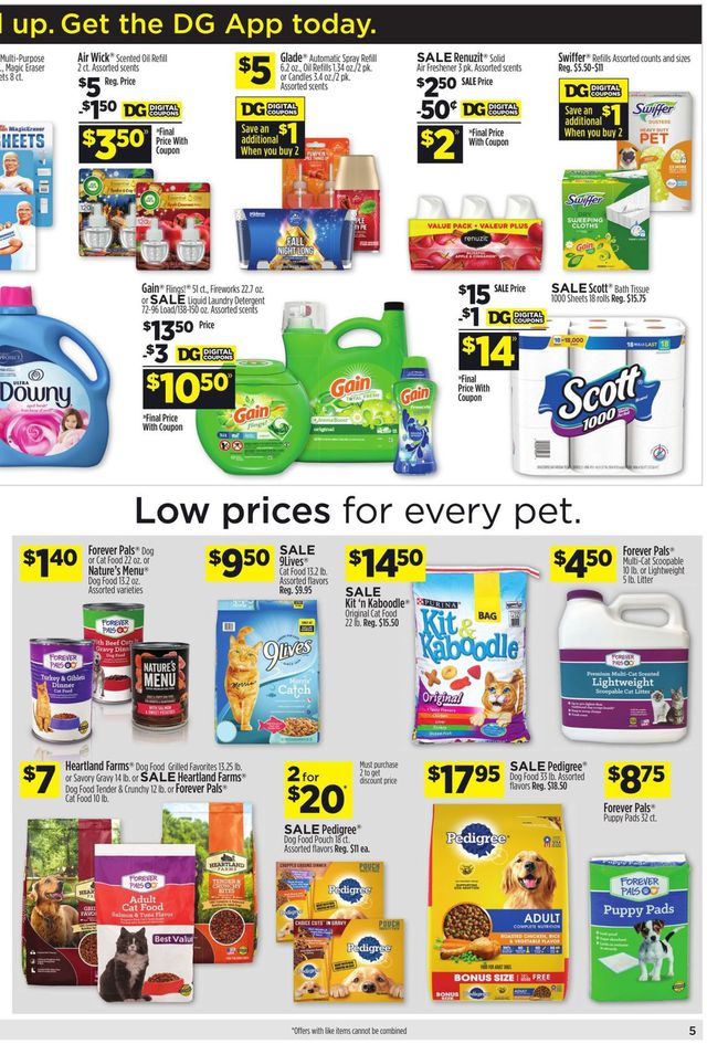 Dollar General Ad from 09/12/2021