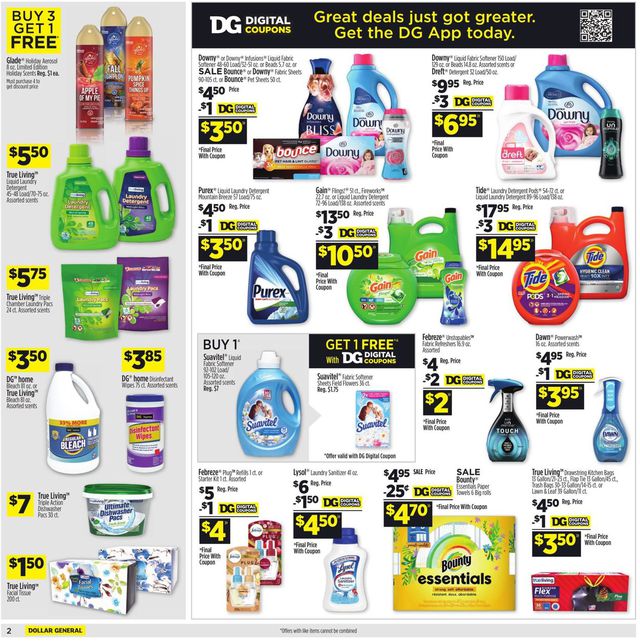 Dollar General Ad from 10/10/2021