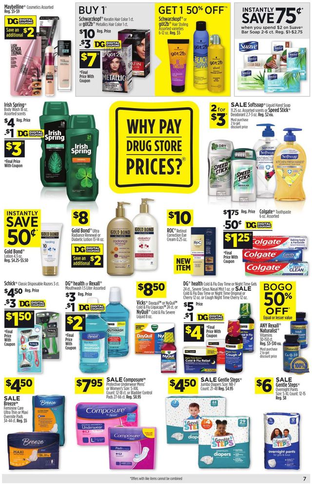 Dollar General Ad from 10/17/2021