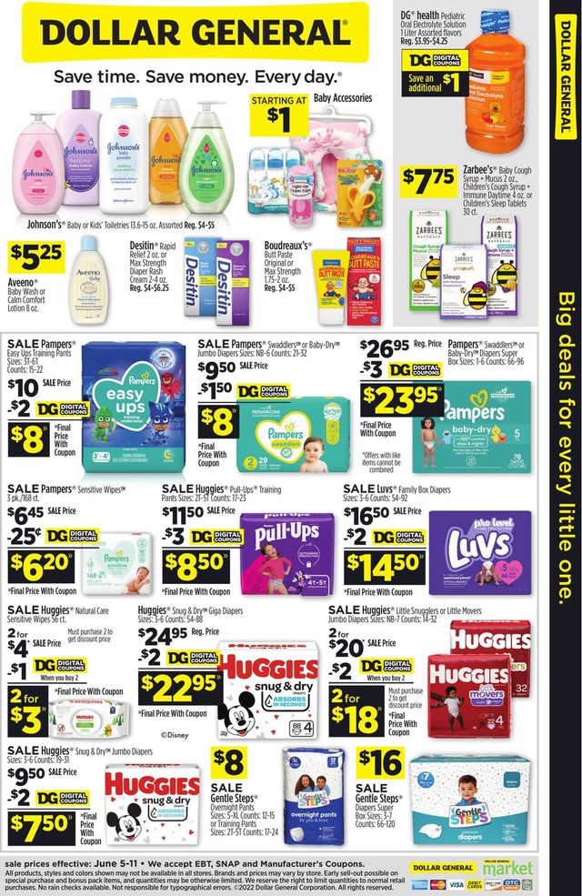 Dollar General Ad from 06/05/2022