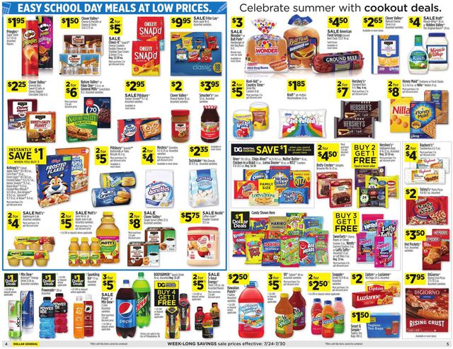 Dollar General Ad from 07/24/2022