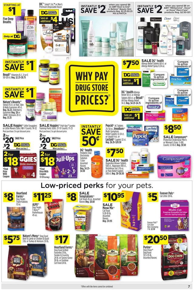 Dollar General Ad from 07/31/2022