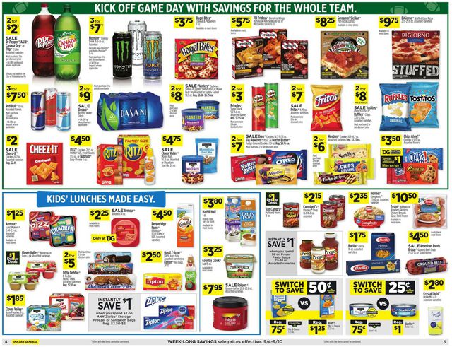 Dollar General Ad from 09/04/2022
