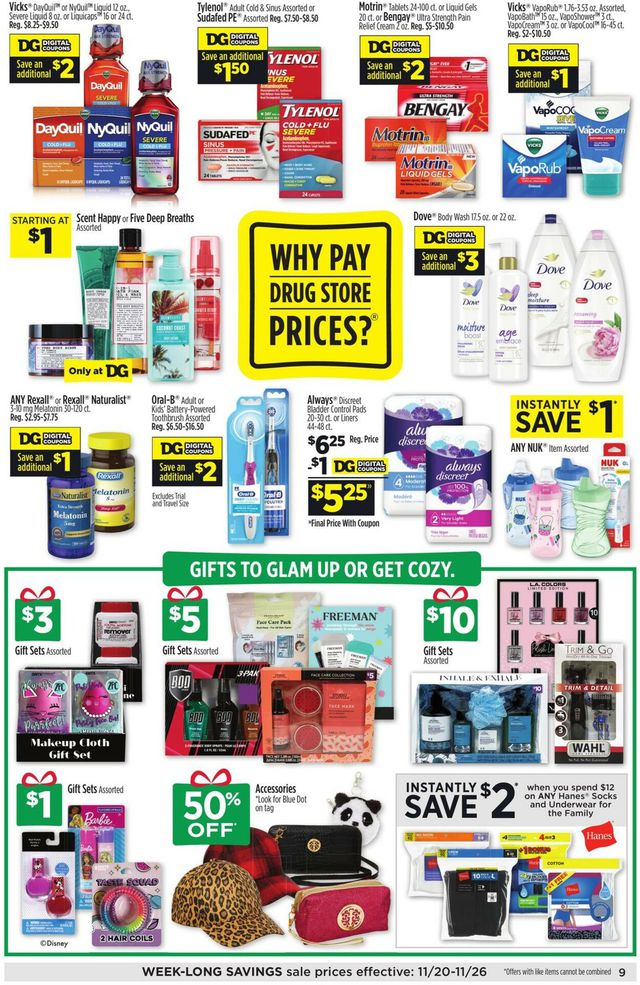 Dollar General Ad from 11/20/2022