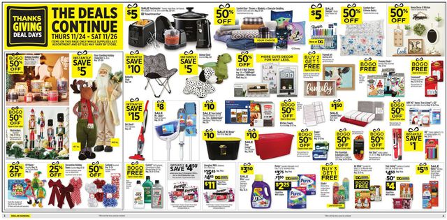 Dollar General Ad from 11/24/2022