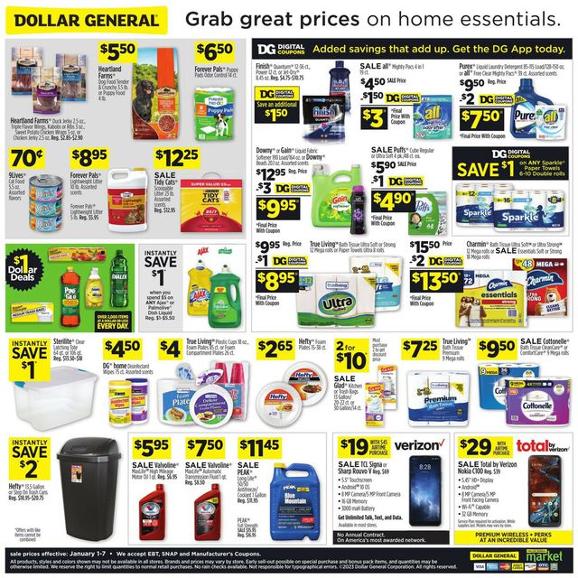 Dollar General Ad from 01/01/2023