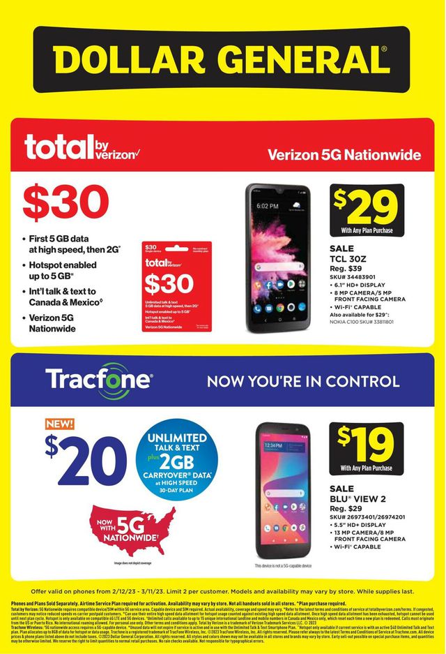 Dollar General Ad from 02/12/2023
