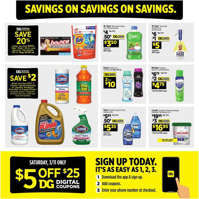 Dollar General Ad from 03/05/2023
