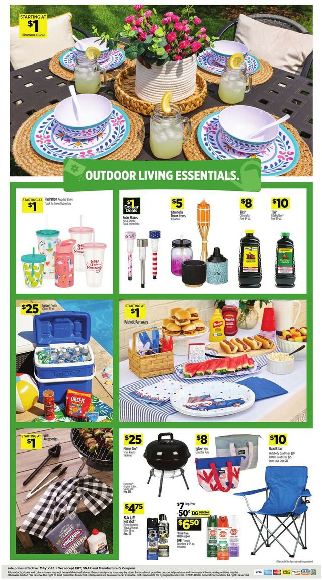 Dollar General Ad from 05/07/2023