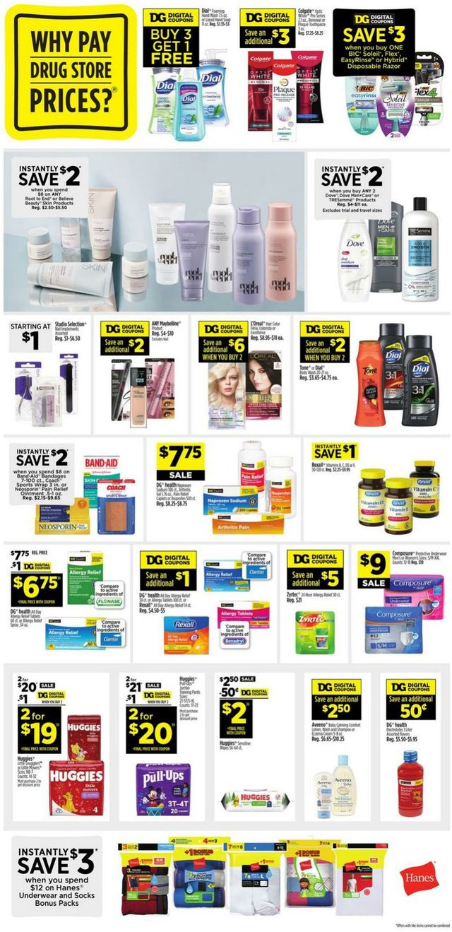 Dollar General Ad from 07/30/2023