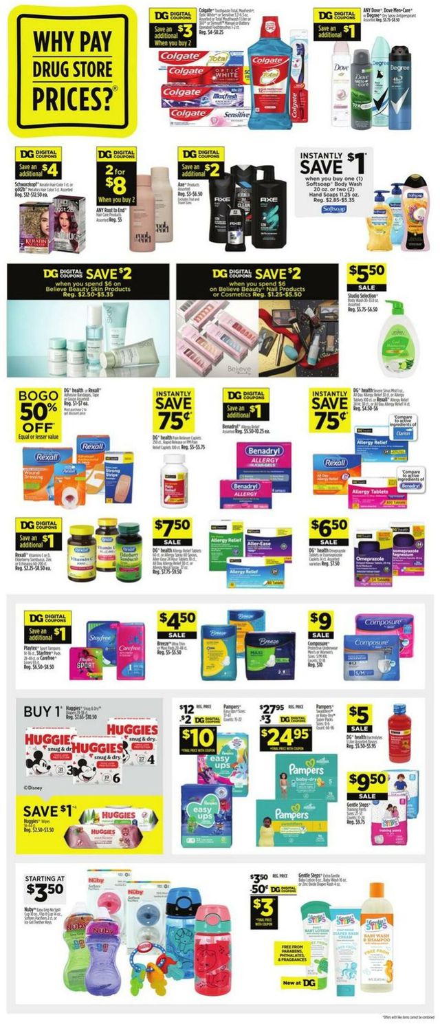 Dollar General Ad from 08/20/2023