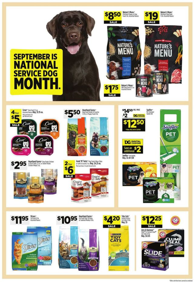 Dollar General Ad from 09/10/2023