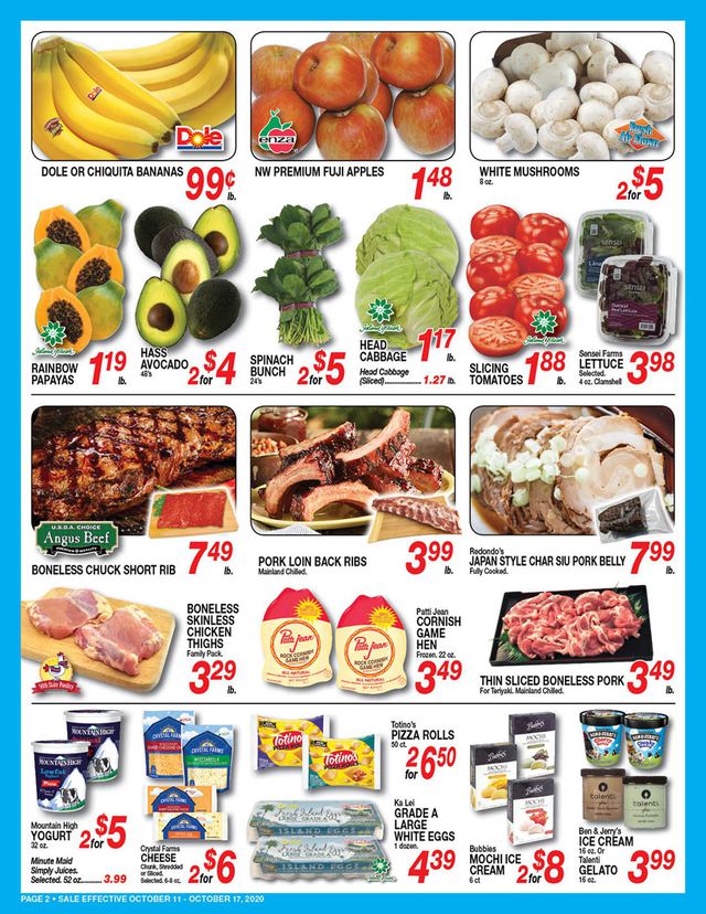 Don Quijote Hawaii Ad from 10/04/2020