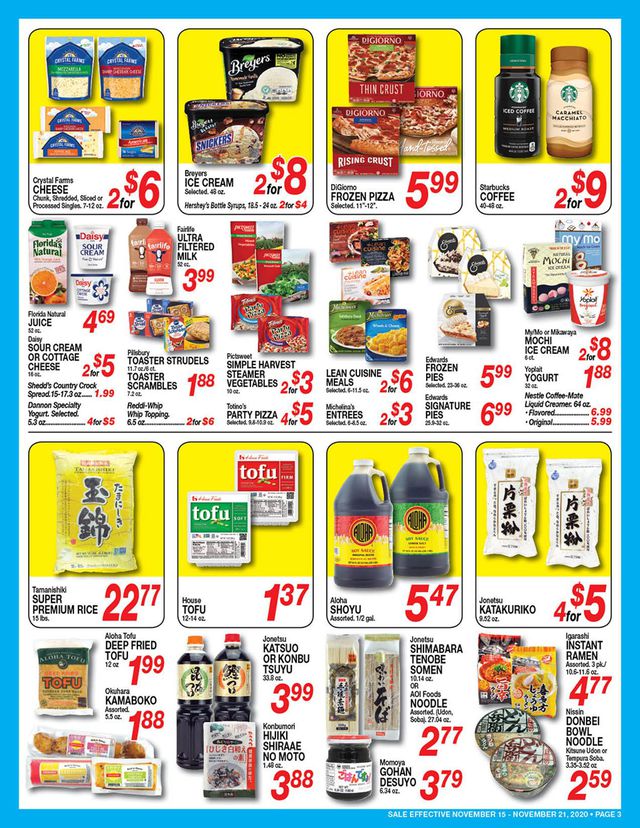 Don Quijote Hawaii Ad from 11/15/2020