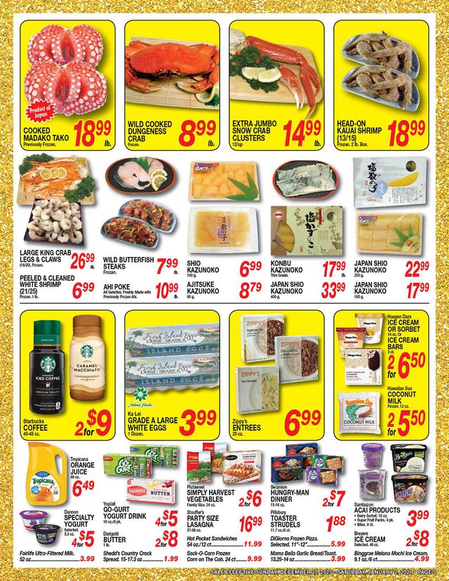 Don Quijote Hawaii Ad from 12/27/2020