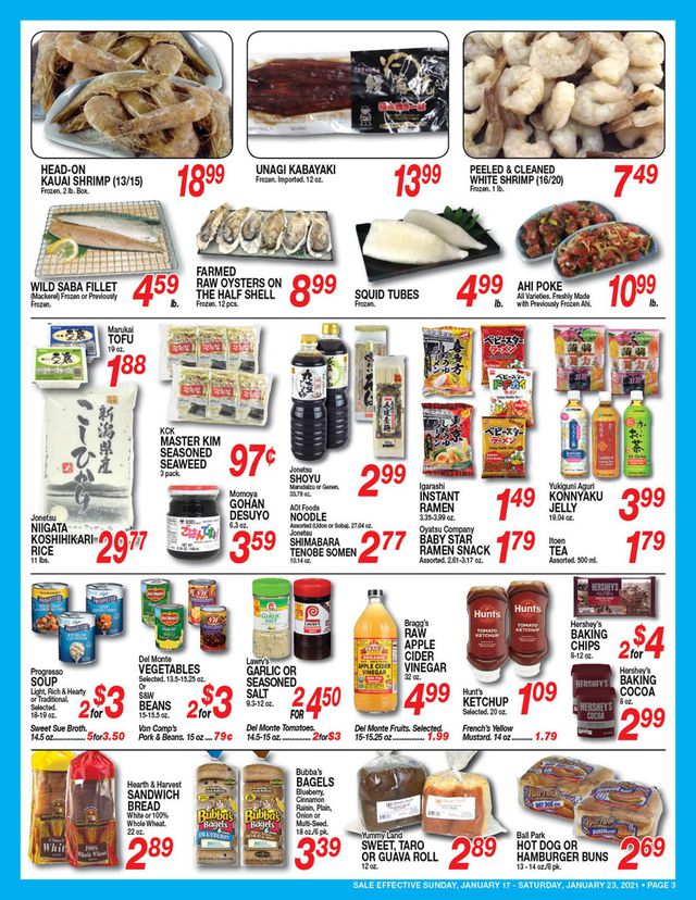 Don Quijote Hawaii Ad from 01/17/2021