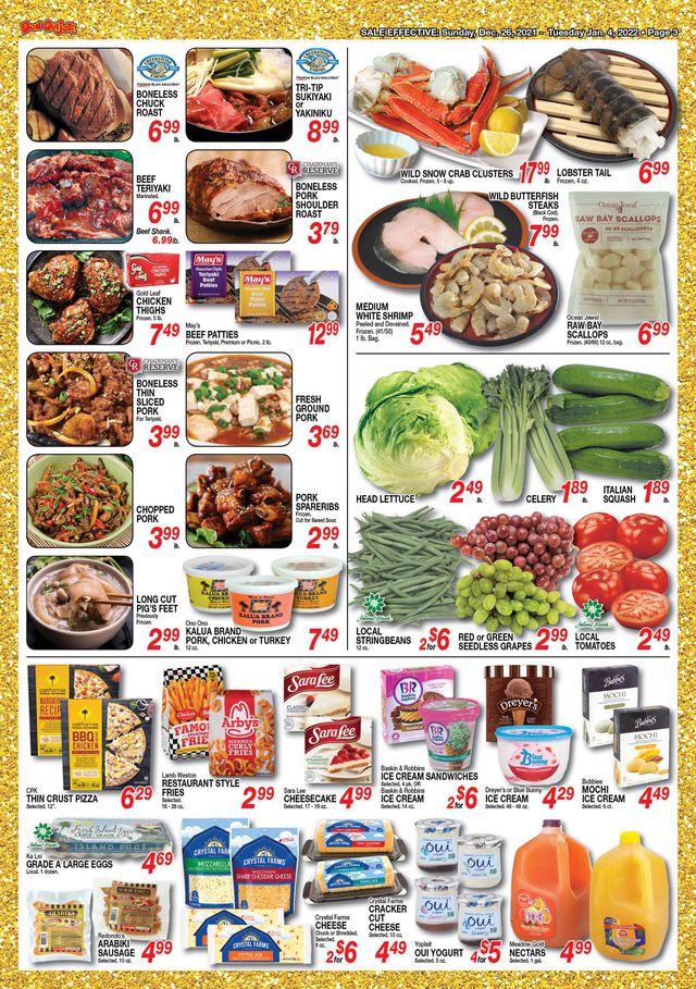 Don Quijote Hawaii Ad from 12/26/2021