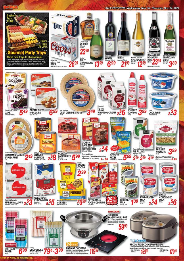Don Quijote Hawaii Ad from 11/16/2022