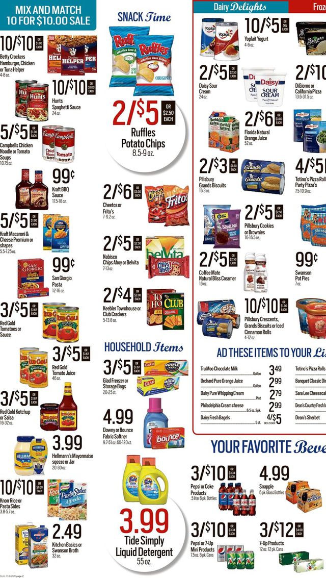 Dot's Market Ad from 11/09/2020
