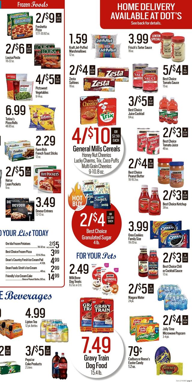 Dot's Market Ad from 02/15/2021